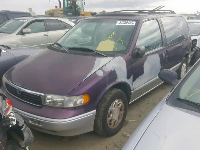 4M2DV1118VDJ07291 - 1997 MERCURY VILLAGER PURPLE photo 2