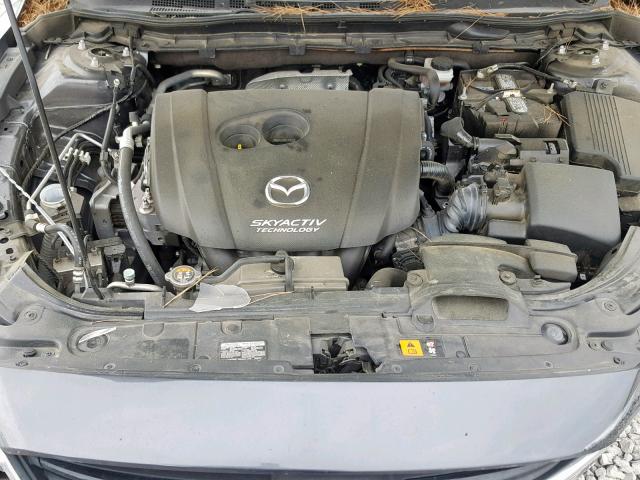 JM1GJ1U67E1159082 - 2014 MAZDA 6 SPORT GRAY photo 7