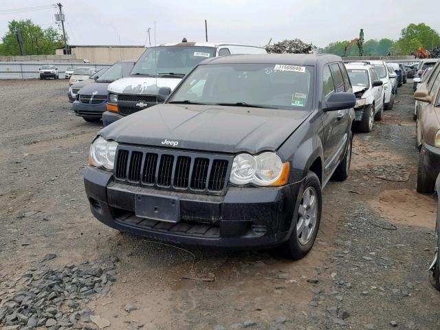 1J8GR48K18C120717 - 2008 JEEP GRAND CHER BLACK photo 2