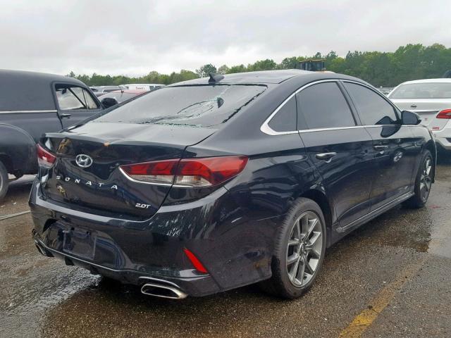 5NPE34AB1JH675588 - 2018 HYUNDAI SONATA SPO BLACK photo 4