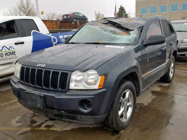 1J8GR48KX7C615884 - 2007 JEEP GRAND CHER GRAY photo 2