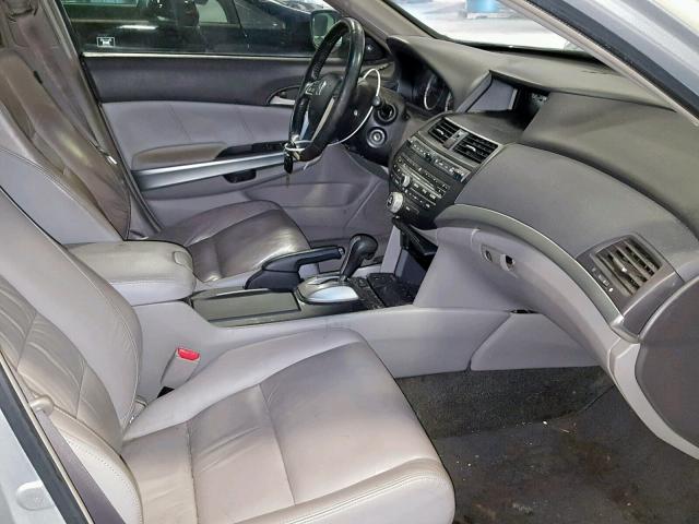 1HGCP26858A046156 - 2008 HONDA ACCORD EXL SILVER photo 5