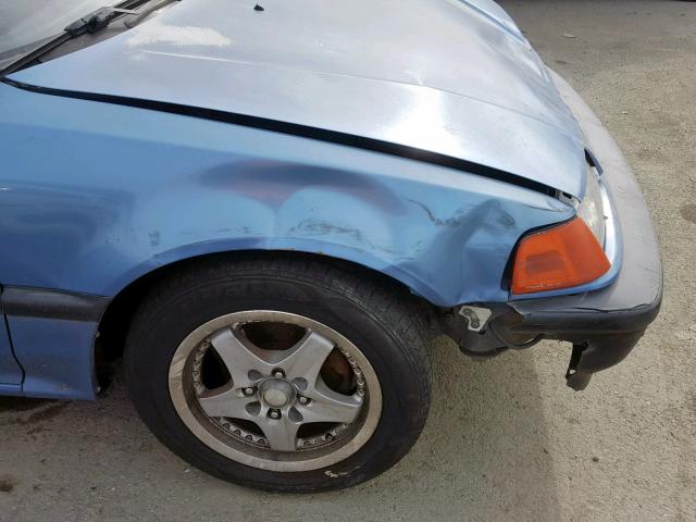 2HGED6342MH571794 - 1991 HONDA CIVIC BLUE photo 9