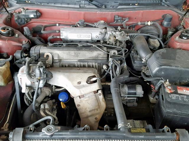 4T1CG12K0TU684991 - 1996 TOYOTA CAMRY DX RED photo 7