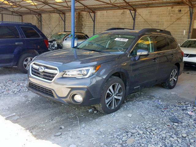 4S4BSENC6J3234769 - 2018 SUBARU OUTBACK 3. GRAY photo 2