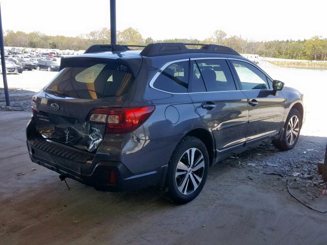 4S4BSENC6J3234769 - 2018 SUBARU OUTBACK 3. GRAY photo 4