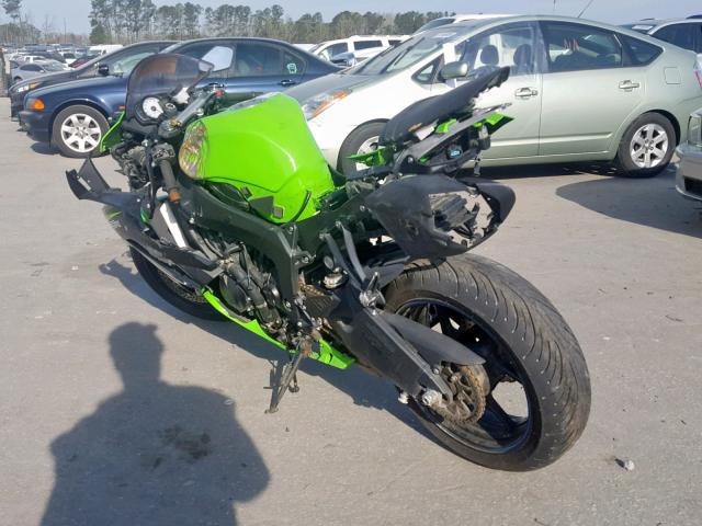 JKAZX4R17CA035567 - 2012 KAWASAKI ZX600 R GREEN photo 3