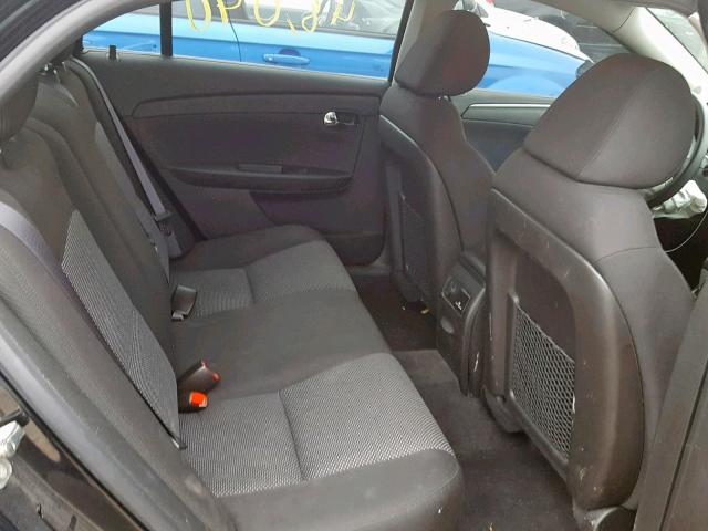 1G1ZC5E0XCF285286 - 2012 CHEVROLET MALIBU 1LT 黑色 照片 6