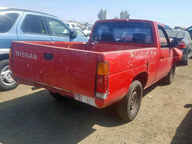 1N6SD11S8TC371703 - 1996 NISSAN TRUCK BASE RED photo 4