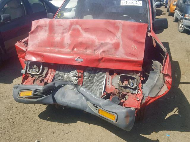 1N6SD11S8TC371703 - 1996 NISSAN TRUCK BASE RED photo 7