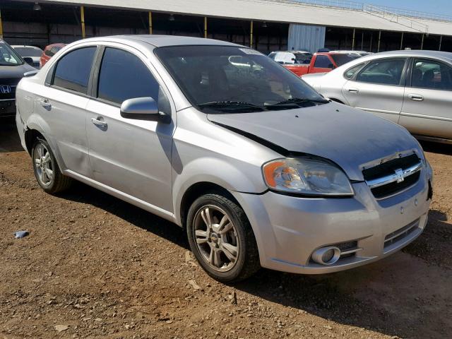 KL1TG5DE5BB135338 - 2011 CHEVROLET AVEO LT SILVER photo 1