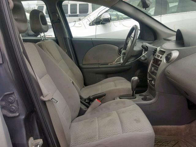 1G8AJ55FX7Z148149 - 2007 SATURN ION LEVEL SILVER photo 5