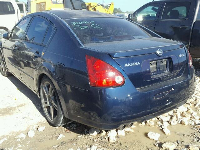 1N4BA41E15C868687 - 2005 NISSAN MAXIMA SE BLUE photo 3