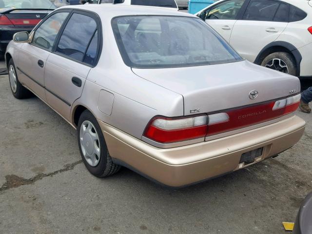 1NXBB02E3VZ557573 - 1997 TOYOTA COROLLA DX GOLD photo 3