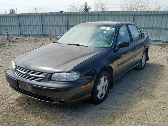 1G1NE52J91M672636 - 2001 CHEVROLET MALIBU LS BLACK photo 2