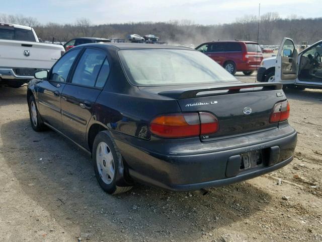 1G1NE52J91M672636 - 2001 CHEVROLET MALIBU LS BLACK photo 3