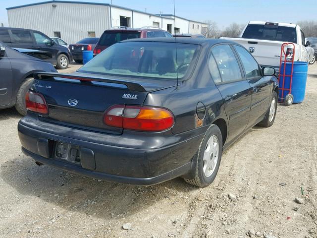 1G1NE52J91M672636 - 2001 CHEVROLET MALIBU LS BLACK photo 4