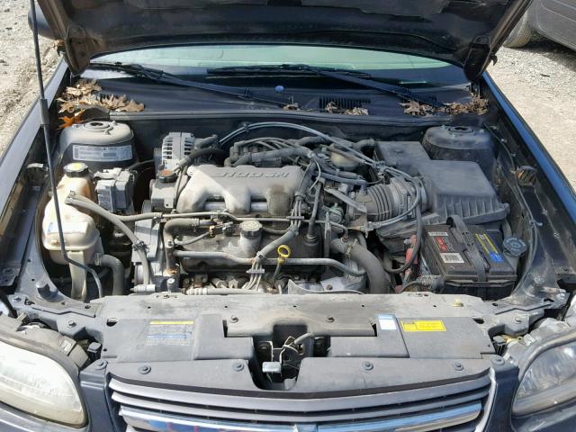 1G1NE52J91M672636 - 2001 CHEVROLET MALIBU LS BLACK photo 7