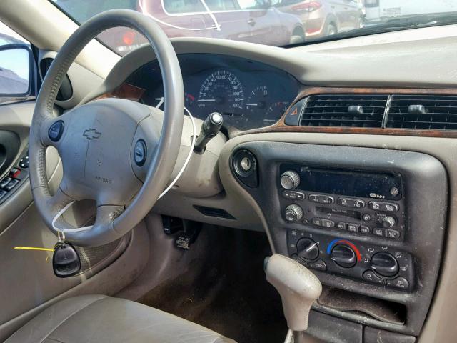 1G1NE52J91M672636 - 2001 CHEVROLET MALIBU LS BLACK photo 9