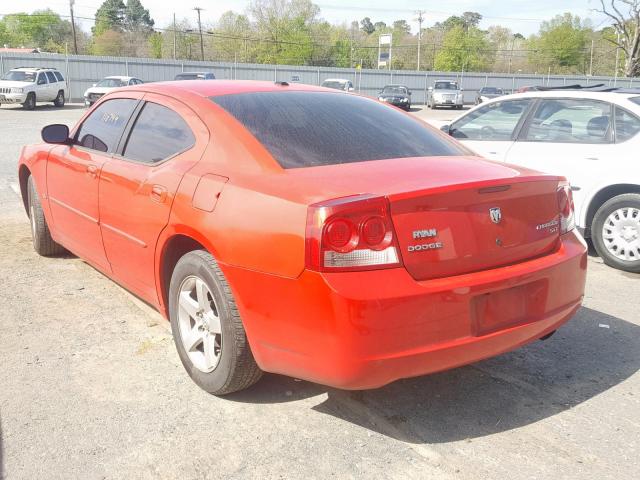 2B3CA3CV8AH165800 - 2010 DODGE CHARGER SX RED photo 3