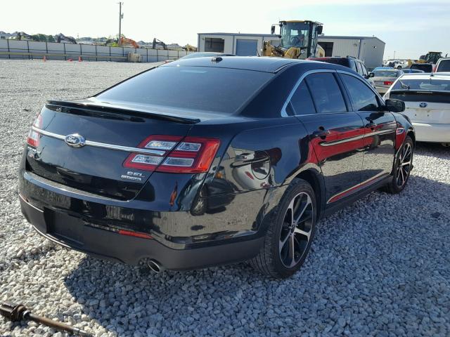 1FAHP2E84FG188505 - 2015 FORD TAURUS SEL BLACK photo 4