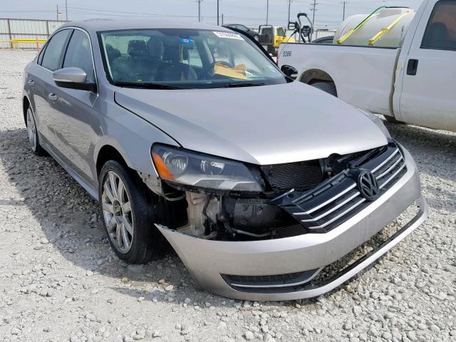 1VWBP7A36CC106801 - 2012 VOLKSWAGEN PASSAT SE GRAY photo 1