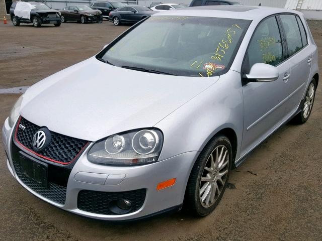 WVWGV71K57W075602 - 2007 VOLKSWAGEN NEW GTI SILVER photo 2