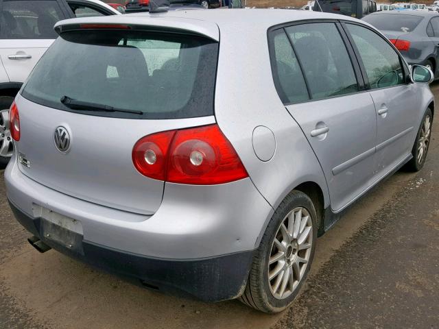 WVWGV71K57W075602 - 2007 VOLKSWAGEN NEW GTI SILVER photo 4