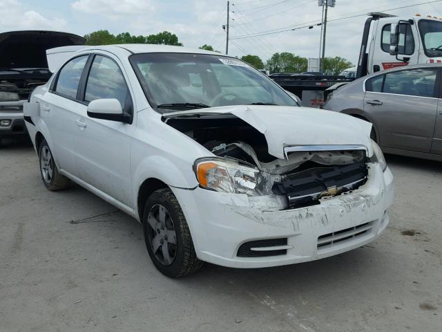 KL1TD5DE5BB226232 - 2011 CHEVROLET AVEO LS WHITE photo 1