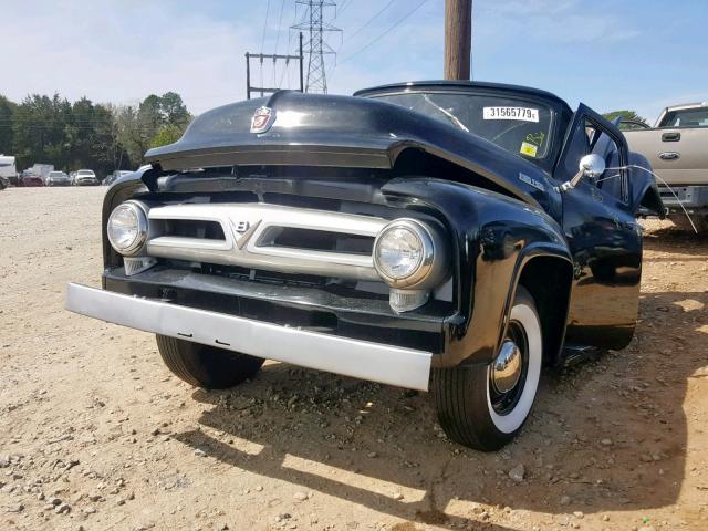 F10R3N12666 - 1953 FORD F-100 BLACK photo 2