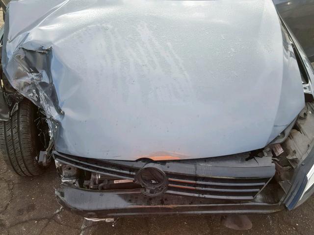 3VW2K7AJ8EM227229 - 2014 VOLKSWAGEN JETTA BASE GRAY photo 7