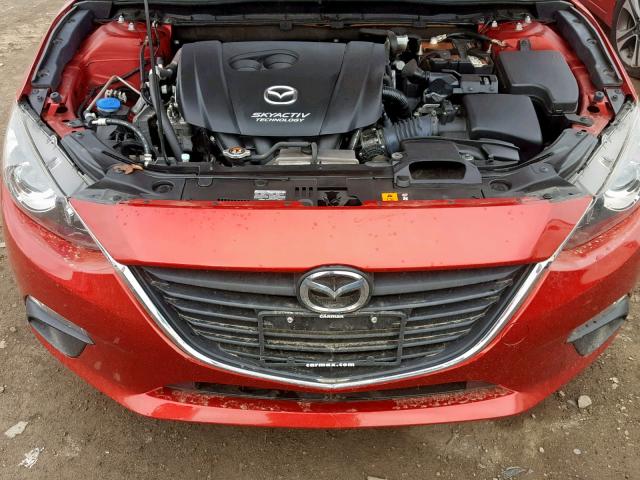 JM1BM1T79E1163548 - 2014 MAZDA 3 SV RED photo 7