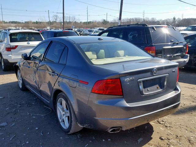 19UUA66266A009123 - 2006 ACURA 3.2TL GRAY photo 3