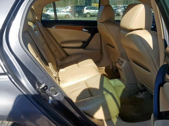 19UUA66266A009123 - 2006 ACURA 3.2TL GRAY photo 6