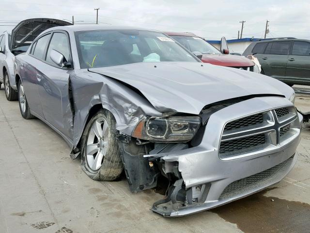 2C3CDXHG7EH360109 - 2014 DODGE CHARGER SX SILVER photo 1