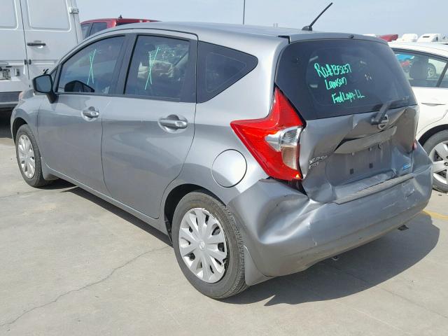 3N1CE2CPXFL399064 - 2015 NISSAN VERSA NOTE GRAY photo 3