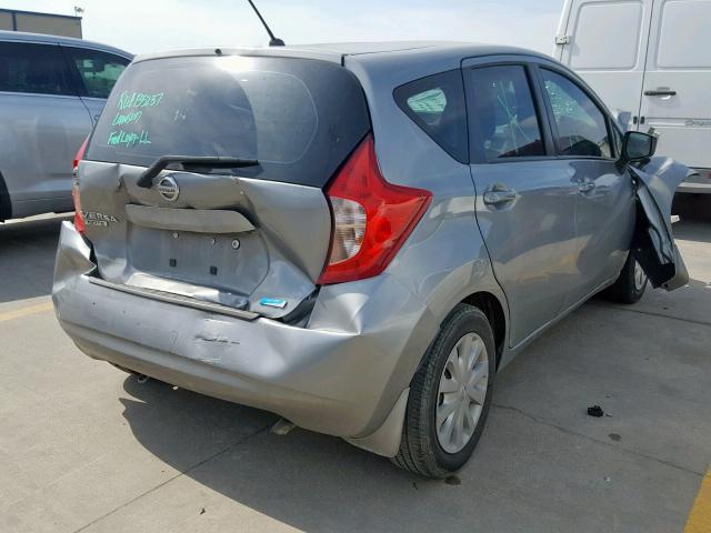 3N1CE2CPXFL399064 - 2015 NISSAN VERSA NOTE GRAY photo 4