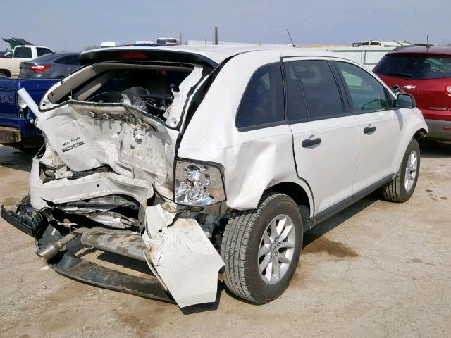 2FMDK3GC3DBA89804 - 2013 FORD EDGE SE WHITE photo 4