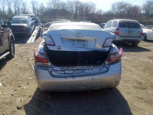 4T1BB46K89U092043 - 2009 TOYOTA CAMRY HYBR SILVER photo 9