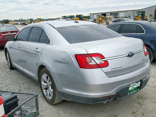 1FAHP2EW0BG189501 - 2011 FORD TAURUS SEL SILVER photo 3