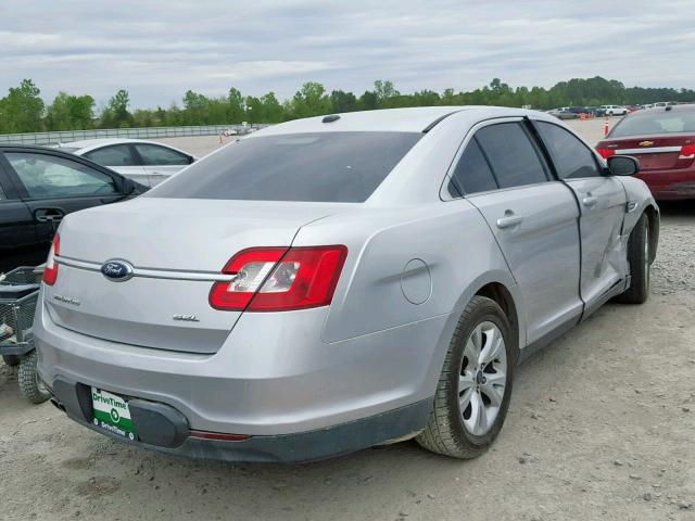 1FAHP2EW0BG189501 - 2011 FORD TAURUS SEL SILVER photo 4