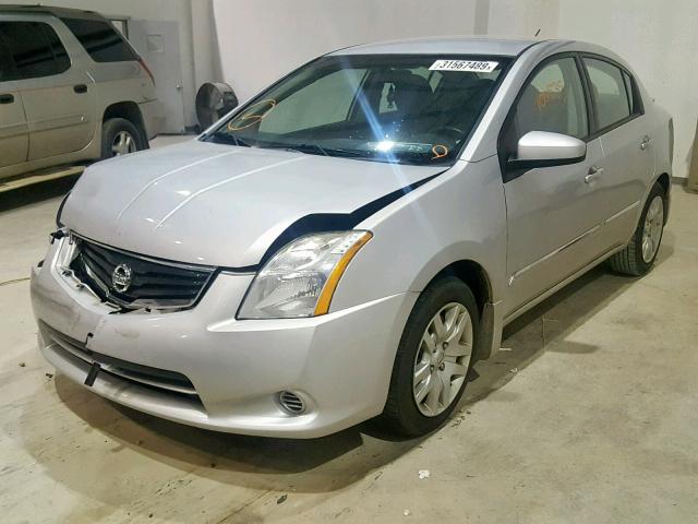 3N1AB6AP6CL754575 - 2012 NISSAN SENTRA 2.0 SILVER photo 2