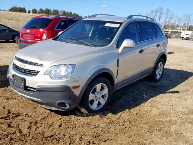 3GNAL2EK9DS642918 - 2013 CHEVROLET CAPTIVA LS 银色 照片 2