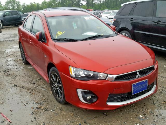 JA32U2FU5HU008665 - 2017 MITSUBISHI LANCER ES RED photo 1