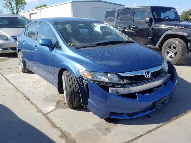 19XFA1F60AE065173 - 2010 HONDA CIVIC LX-S Blau Foto 1