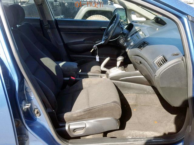 19XFA1F60AE065173 - 2010 HONDA CIVIC LX-S Blau Foto 5