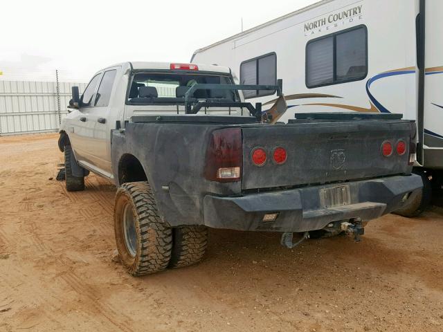 3D73Y4CL8AG177630 - 2010 DODGE RAM 3500 BEIGE photo 3