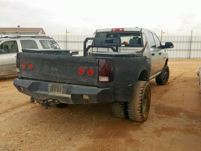 3D73Y4CL8AG177630 - 2010 DODGE RAM 3500 BEIGE photo 4