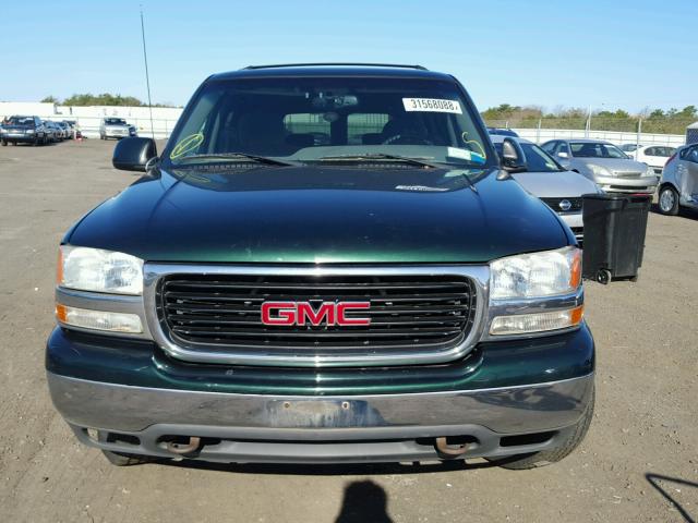 3GKFK16T71G129446 - 2001 GMC YUKON XL K GREEN photo 9