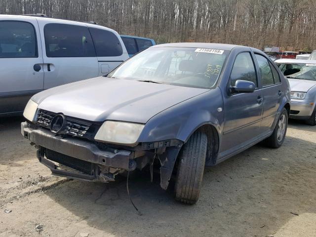 3VWRK69M23M177335 - 2003 VOLKSWAGEN JETTA GL GRAY photo 2